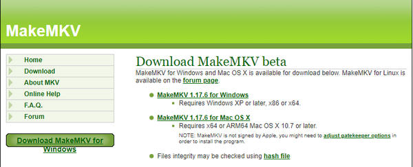 Download Makemkv