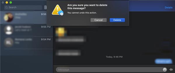 Delete A Single Message on Mac