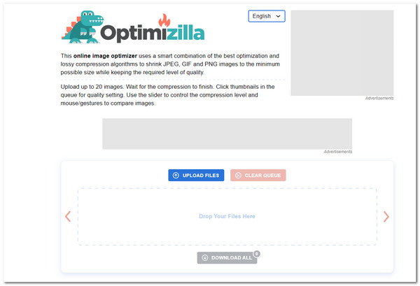 Optimizilla Optimize Image