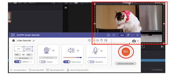 AnyMP4 Screen Recorder Select Record Button