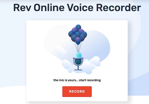 REV Online Voice Recorder
