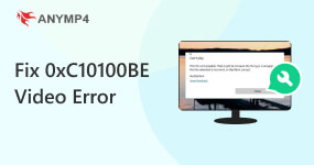 Fix 0xc10100be Video Error