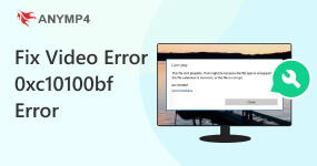 Fix Video Error 0xc10100bf