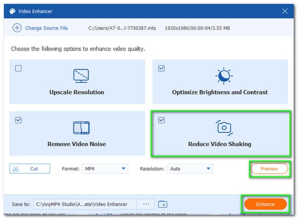 AnyMP4 Video Converter Ultimate Enhancer