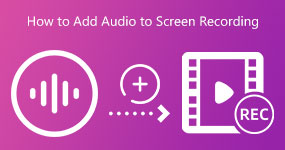 Add Audio to Screen Recording