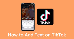 Add Text on TikTok
