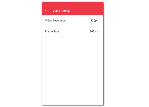 InShot Video Resolution Frame Rate