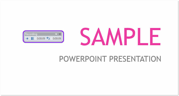 Voice Over on PowerPoint Recording