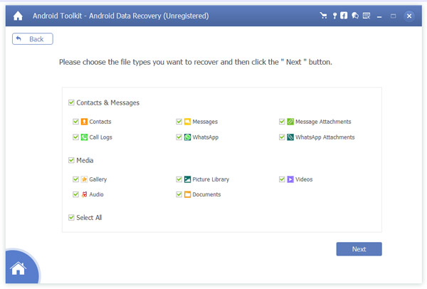 AnyMP4 Android Data Recovery 2.1.12 download the new