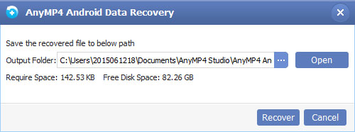 AnyMP4 Android Data Recovery 2.1.12 for windows download free