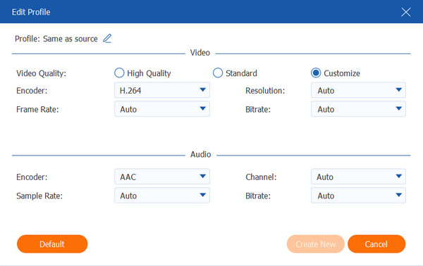 Set Audio Parameters