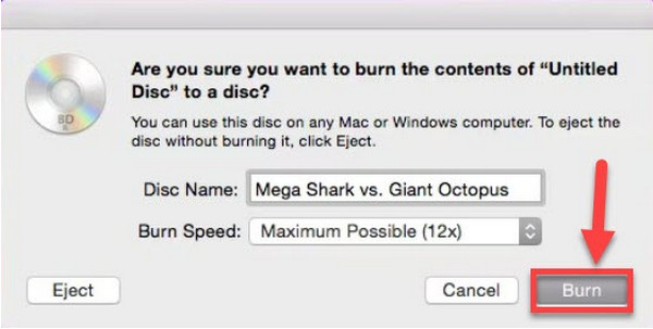 Finder Start Burn Iso To Blu Ray