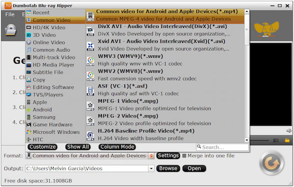 Dumbofab Blu Ray Ripper Format Support