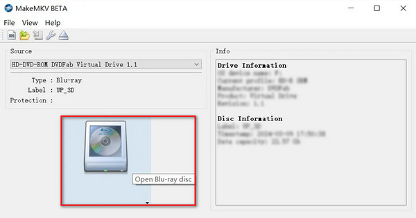 Makemkv Open Blu Ray Disc