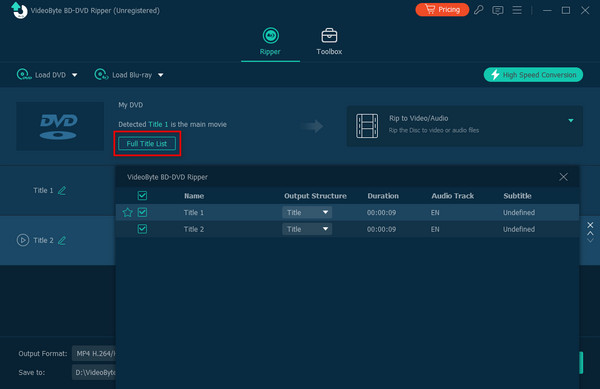 Choose Blu-ray File Videobyte