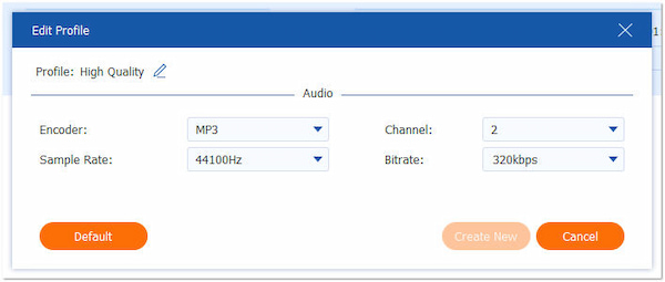 Configure Output Format Settings