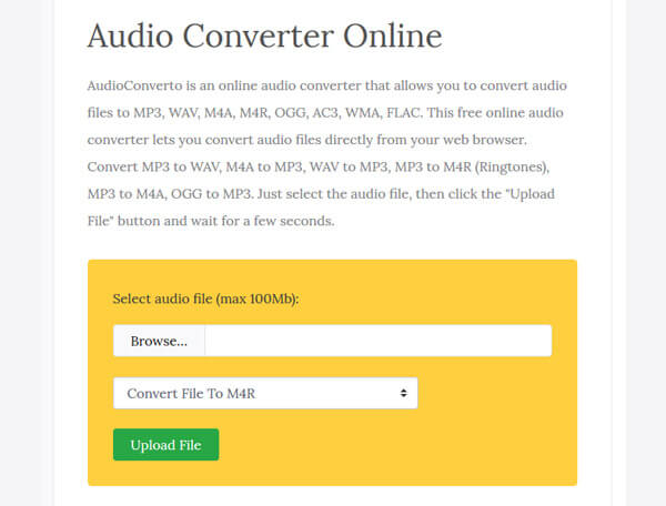 convert from m4r to mp3 online
