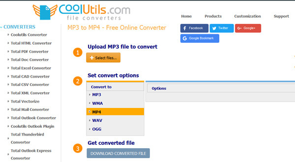 video link to mp4 converter online upload