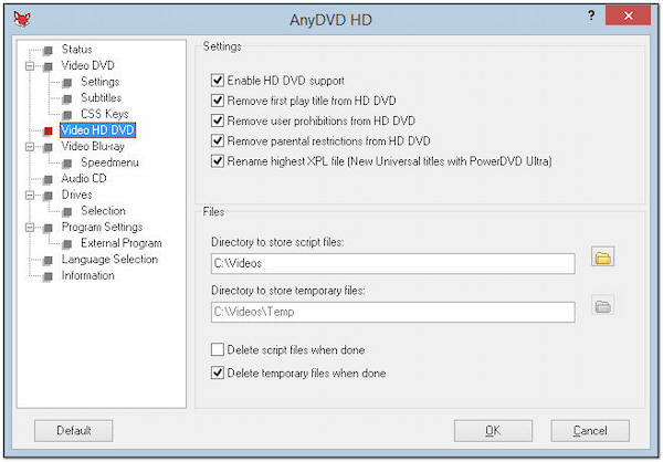 AnyDVD HD NTSC Pas Support