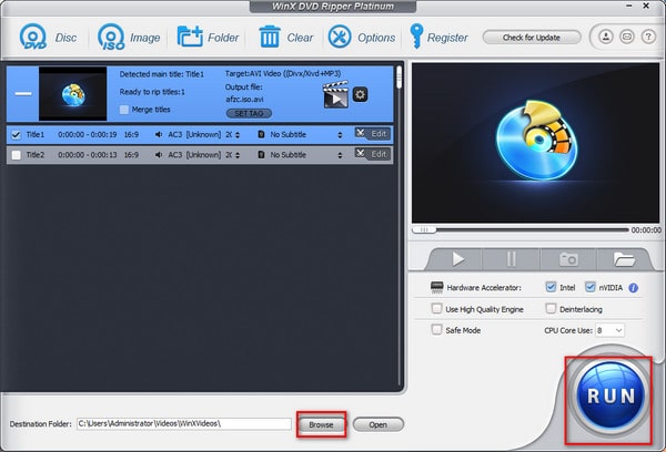 Winx Dvd Ripper Rip Dvd to Avi