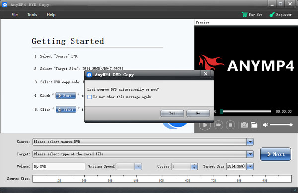 Anymp4 Dvd Copy Check Load Dvd Or Not