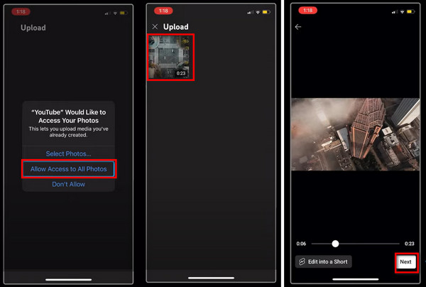 Youtube Mobile Choose Converted Video