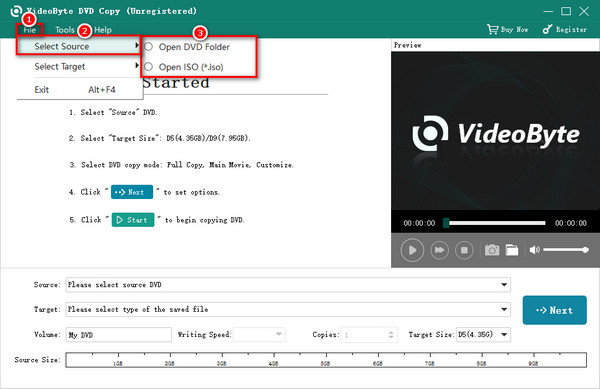 Videobyte DVD Copy Load File