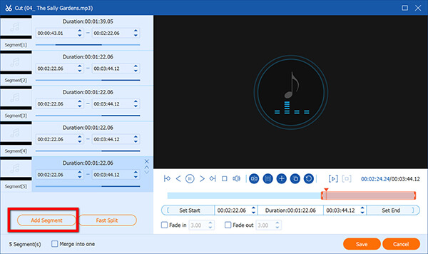 Add Multiple Music Parts