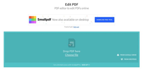 smallpdf edit pdf