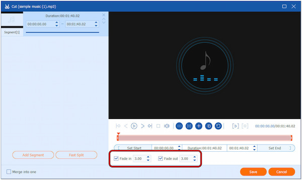 Configure Fade Duration