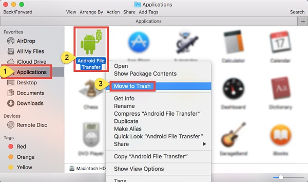 como usar android file transfer windows