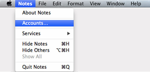 sync notes from mac to iphone