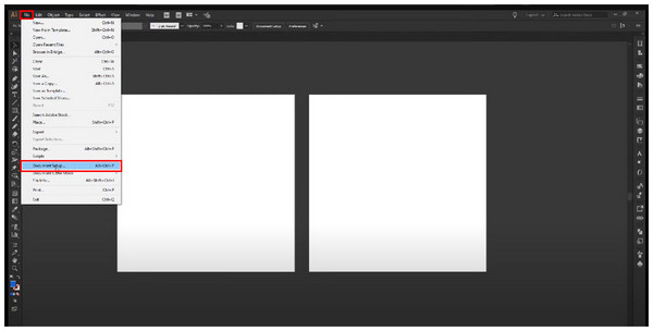 illustrator Background Color File Document Setup