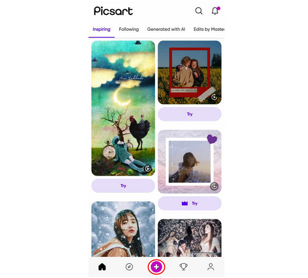 Picsart New Projects