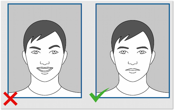 Passport Photo Expression