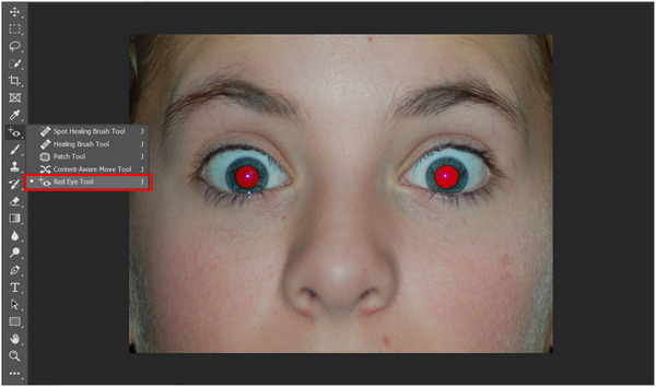 Photoshop Red Eye Tool