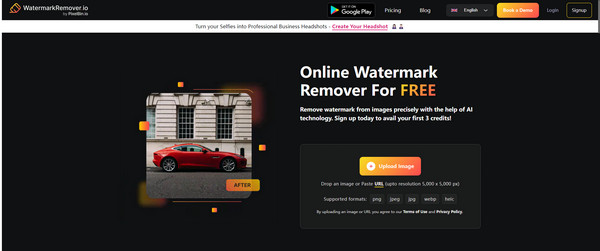 Watermarkremover io Interfacet