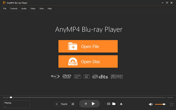 Anymp4 Blu-ray Player Load MOV