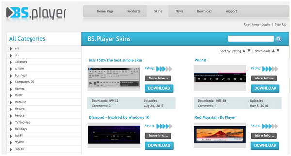 Bsplayer Interface Skins