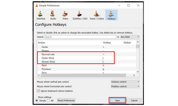 Vlc Adjust Hotkeys Save