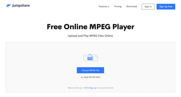 Jumpshare Free Online Mpeg Player