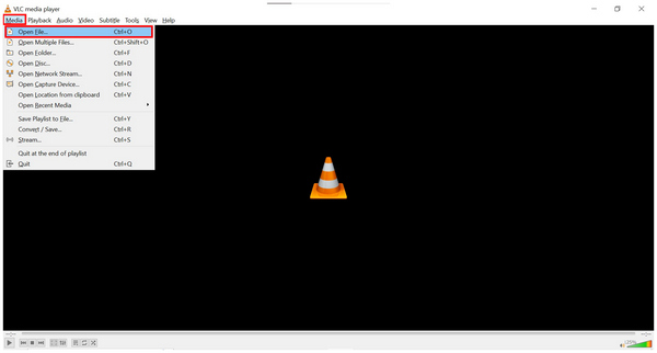 VLC Media Open File