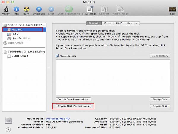 Free Disk Repair Mac