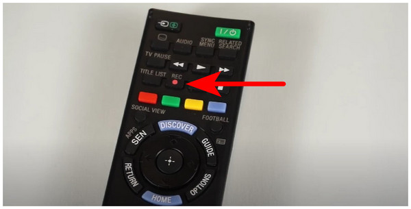 USB Drive REC Button on Remote