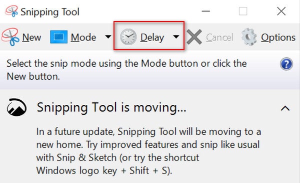 Windows Screenshot Shortcut Set Delay Time