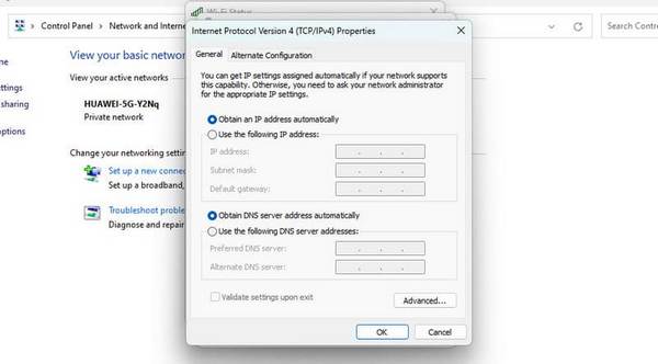 Change The Dns Setting