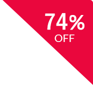 74% OFF