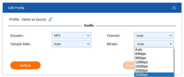 kbps to bitrate converter
