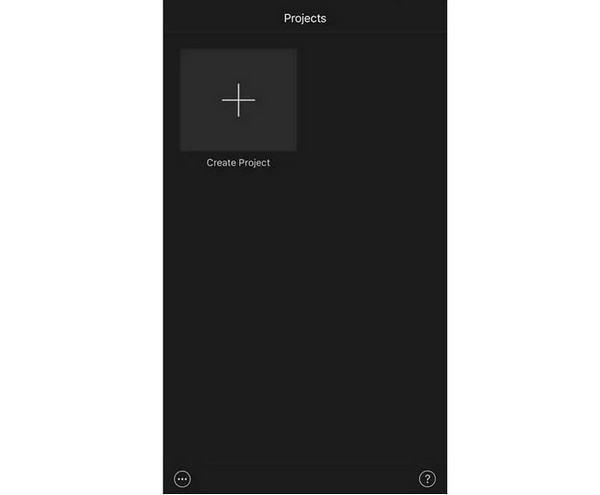 Imovie iPhone Create Project