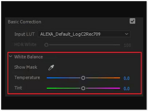 White Balance Color Correction